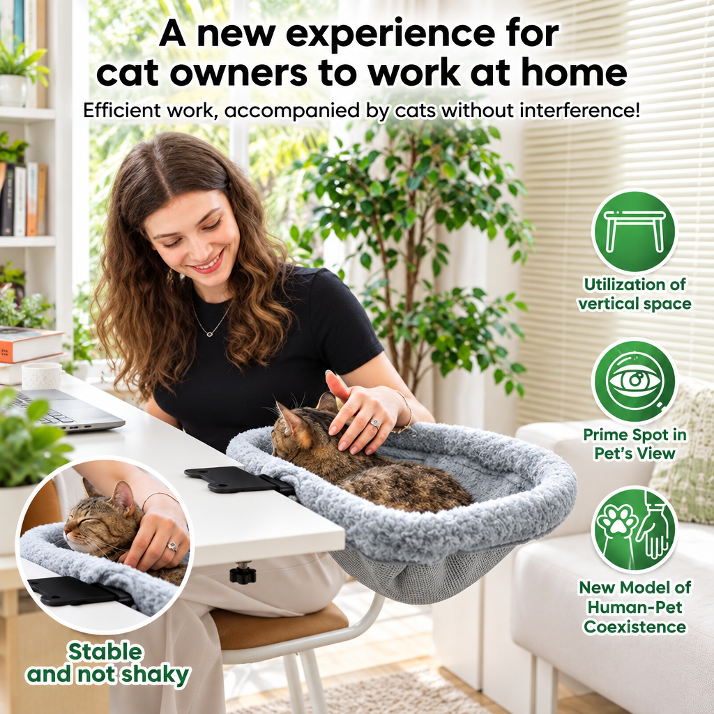 Cat Desk Bed – A Cozy Spot for Your Feline Friend