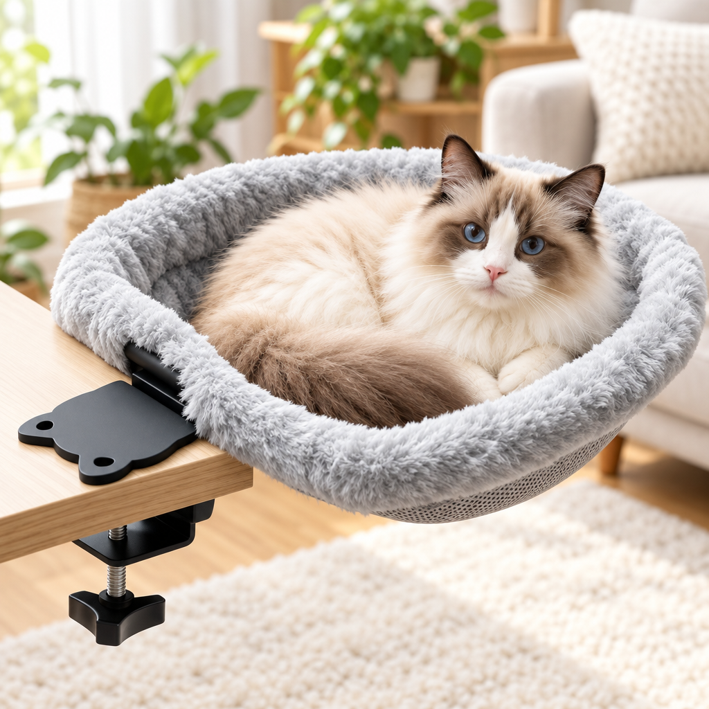Cat Desk Bed – A Cozy Spot for Your Feline Friend